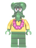 LEGO bob035 Squidward - Pink Lei (3818)
