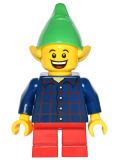 LEGO hol047 Elf - Plaid Button Shirt (10245)
