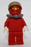 LEGO rac046 F1 Ferrari Pit Crew Member with Scuba Tank (8185) - without Torso Stickers