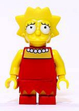 LEGO sim004 Lisa Simpson with Worried look
